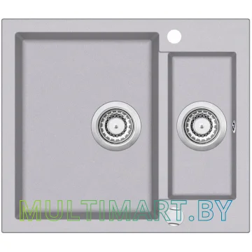 Кухонная мойка Aquasanita Tesa SQT150AW (alumetallic 202)